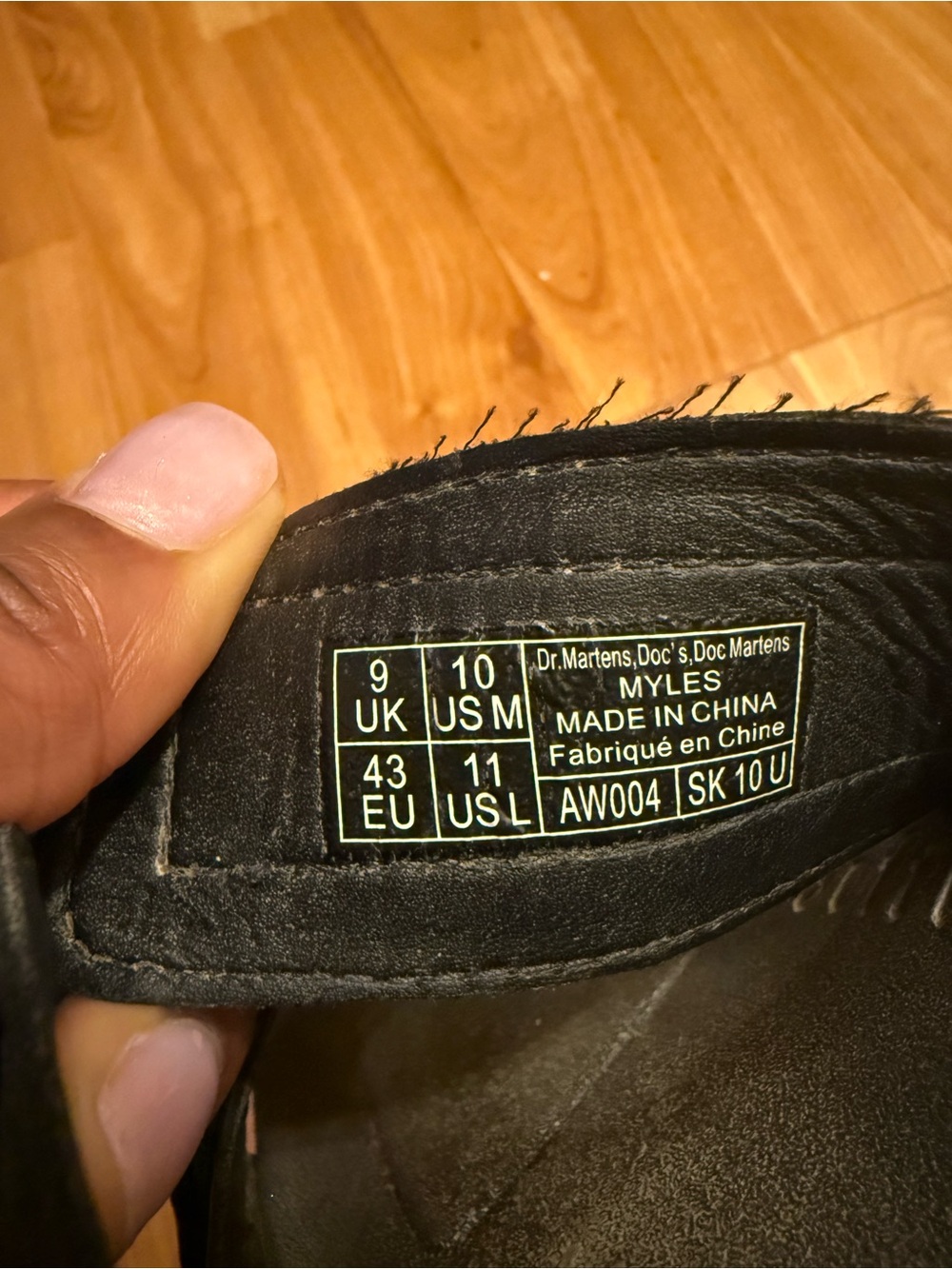 Dr. Martens Black Leather Slide Sandals - Picture 4 of 4